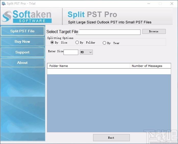 Softaken Split PST Pro下载,PST分割工具,PST分割