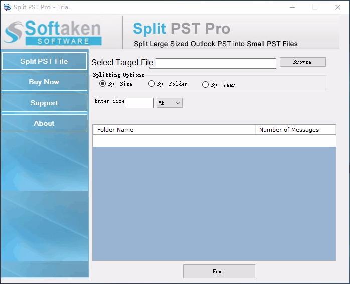 Softaken Split PST Pro下载,PST分割工具,PST分割